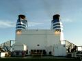 Click for Fullsize. (640 x 480) Looking towards the impressive funnels in June 2003. Photo: Daniel Barabas